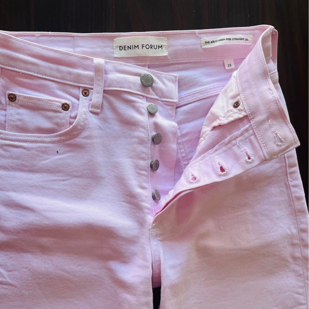 Denim Forum Arlo High Rise Straight